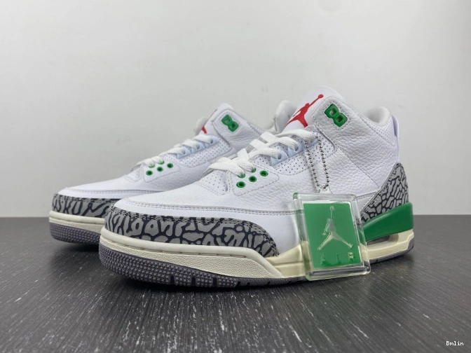 Retro CK9246-136 3 Green Jordan Lucky (W) 0711